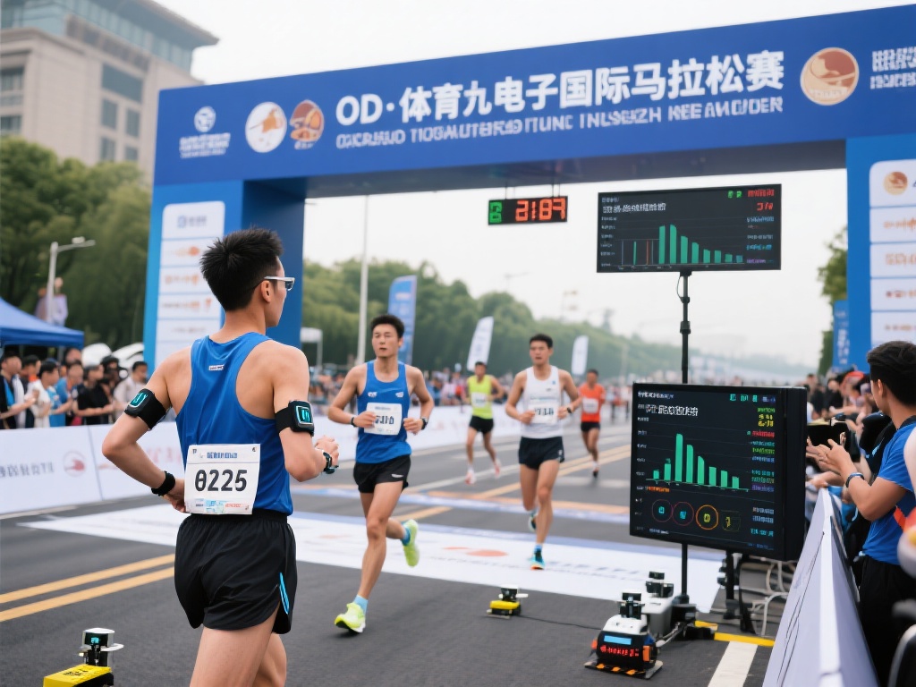 以某国际马拉松赛事为例，OD 体育电子为其提供了全