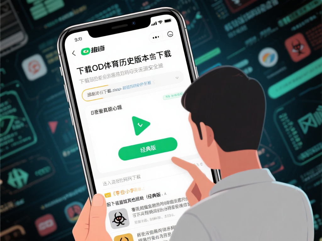 在下载任何旧版应用时，首要任务是确保来源的安全性。